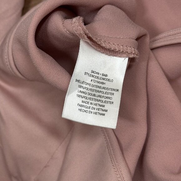 BHLDN Sachin & Babi Hudson Satin Charmeuse Midi Dress in Dusty Rose Sz 4 - Picture 11 of 11